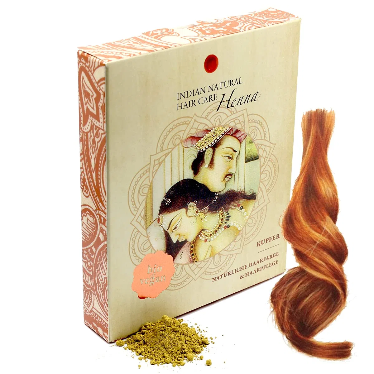 Натуральная краска и уход для волос Henna Copper, 200 г Indian Natural Hair Care