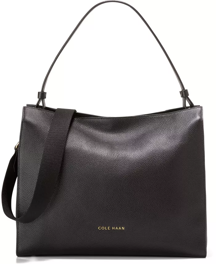 

Средняя сумка через плечо Carryall Cole Haan, черный