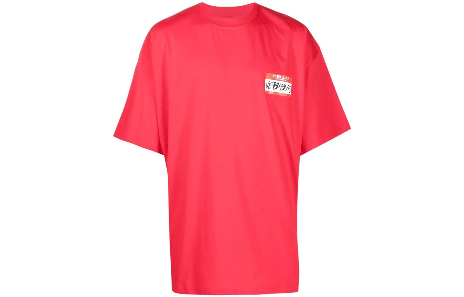 

Футболка унисекс красная Vetements, красный