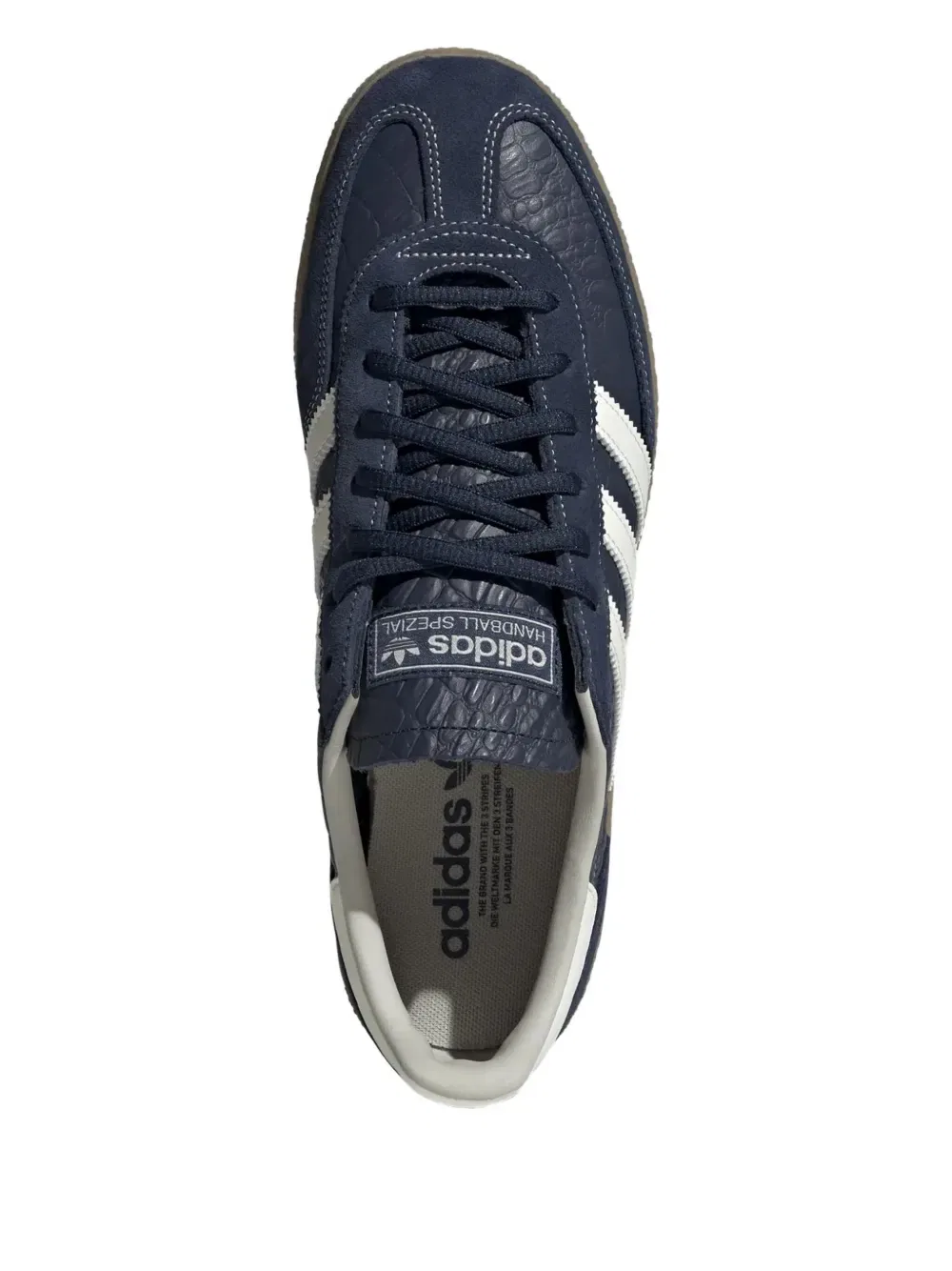 Кроссовки Handball Special с фактурными полосками Adidas, синий — фото 3