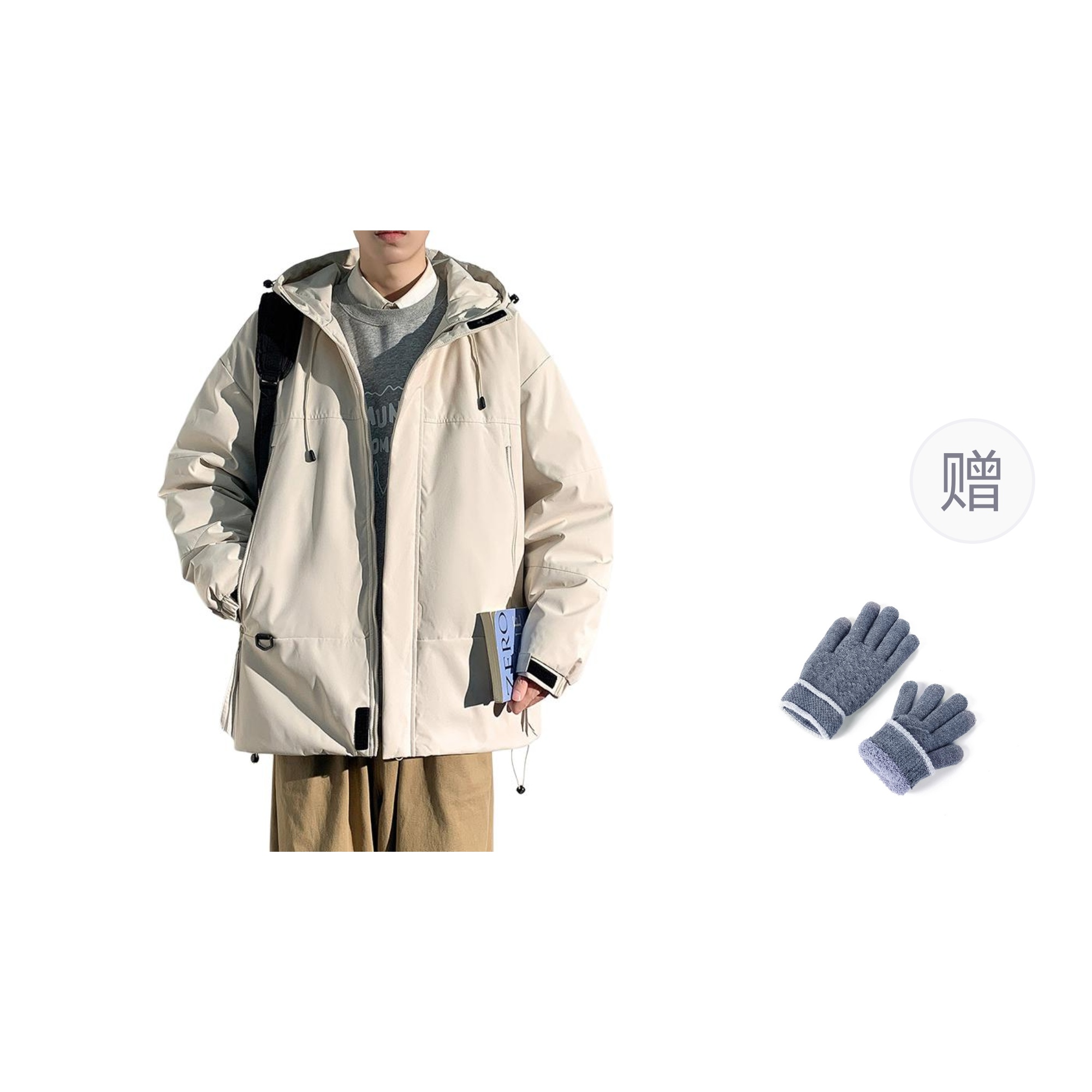 

WARRIOR Мужская пуховая куртка, Light Khaki