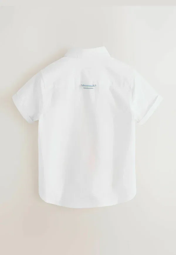 Рубашка оксфорд Regular Fit с коротким рукавом Baker By Ted Baker, белый — фото 2