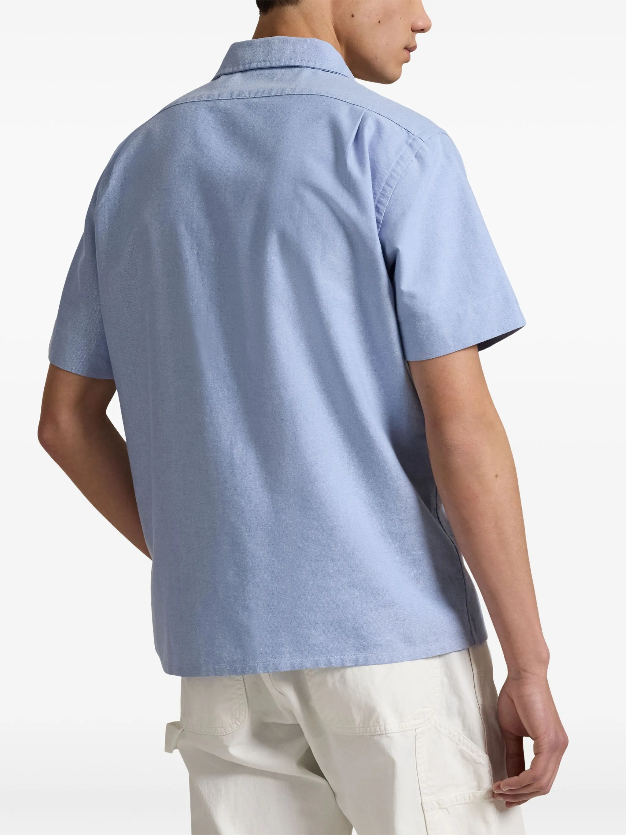 Рубашка Camp Polo Ralph Lauren, синий — фото 4