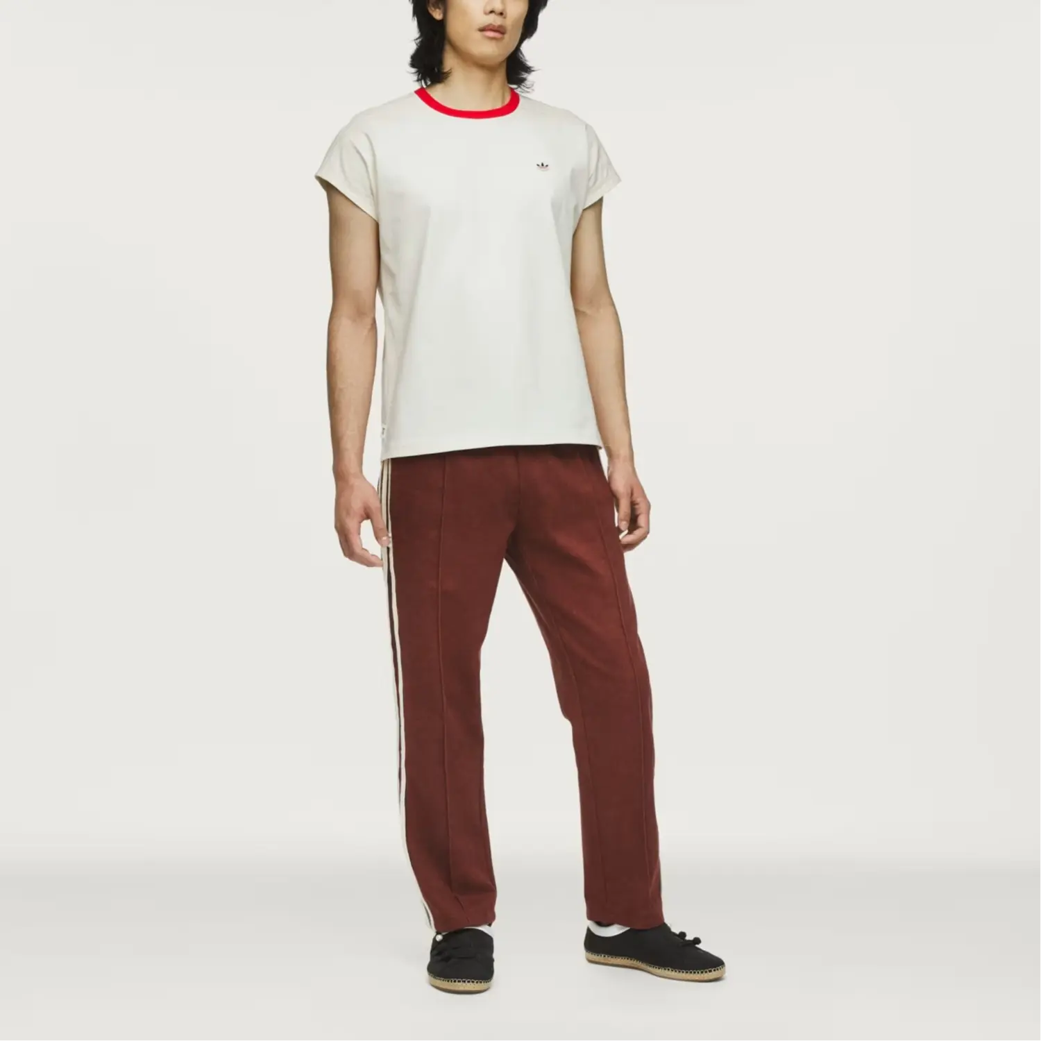 Футболка CLOT DOLMAN TEE BY EDISON CHEN Unisex Adidas Originals, wonder белый — фото 4