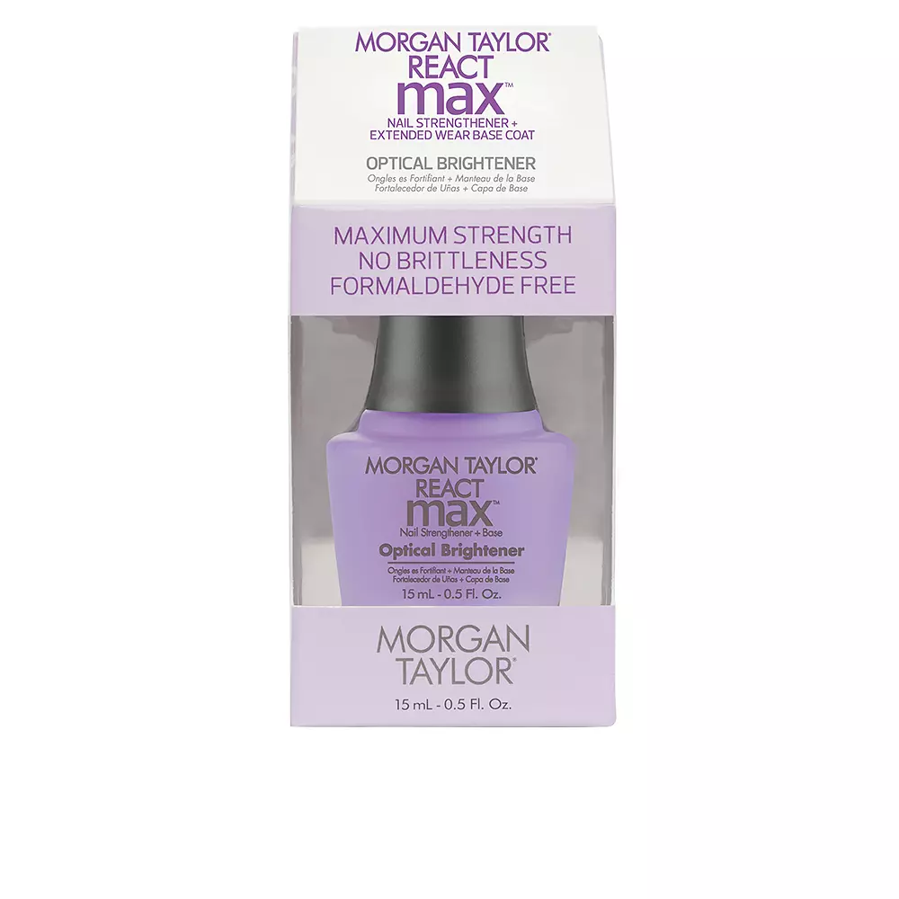 

Лак для ногтей React max optical nail strengthener + base Morgan Taylor, 15 мл.