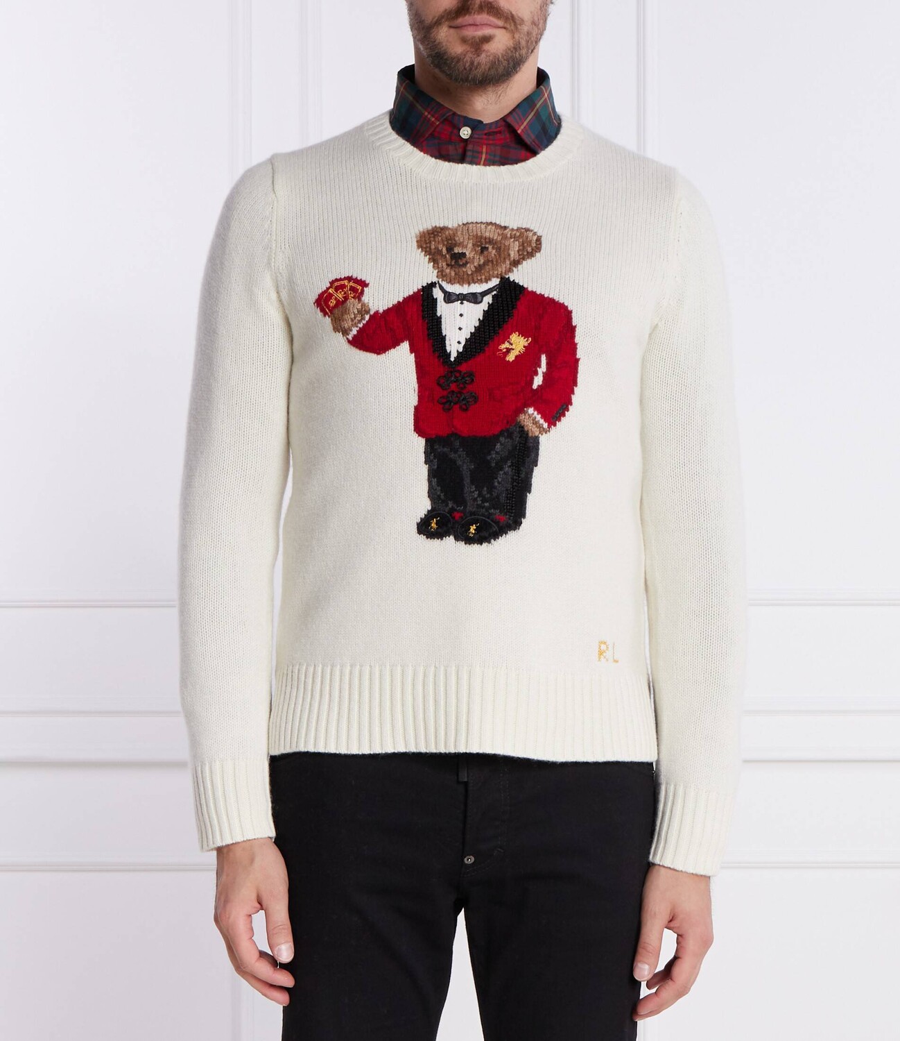 

Свитер POLO RALPH LAUREN Regular Fit, экрю