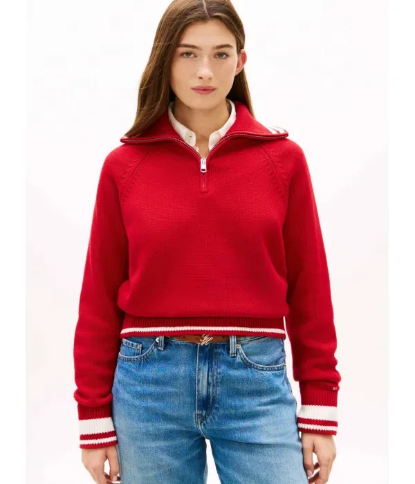 Свитер VARSITY loose fit Tommy Hilfiger, красный