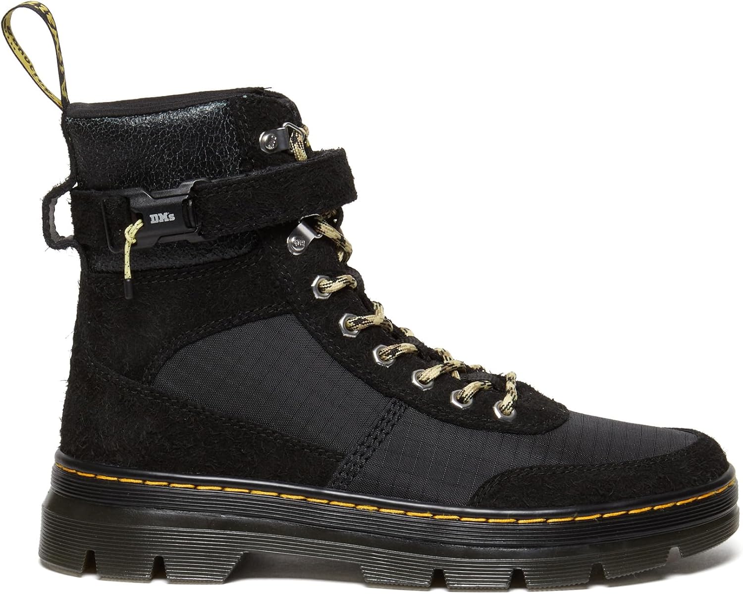 Ботинки Dr. Martens Unisex-Adult Combs Tech Fashion Boot, Black Napped Suede — фото 4
