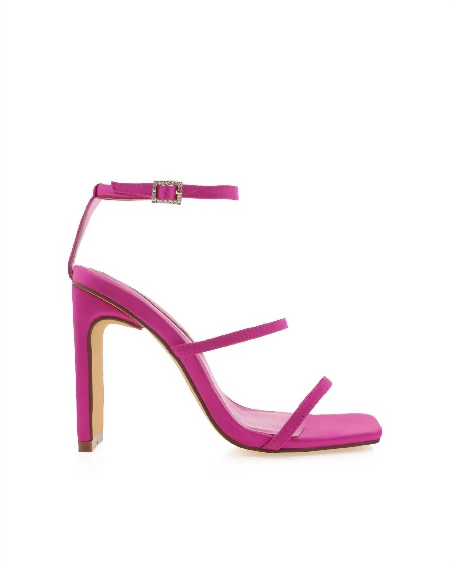 Туфли Tiaka из атласа цвета фуксии BiLLiNi, цвет fuchsia satin