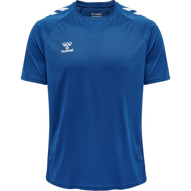 

Взрослые, футболка adult hmlcore xk core poly t-shirt s/s Hummel, синий