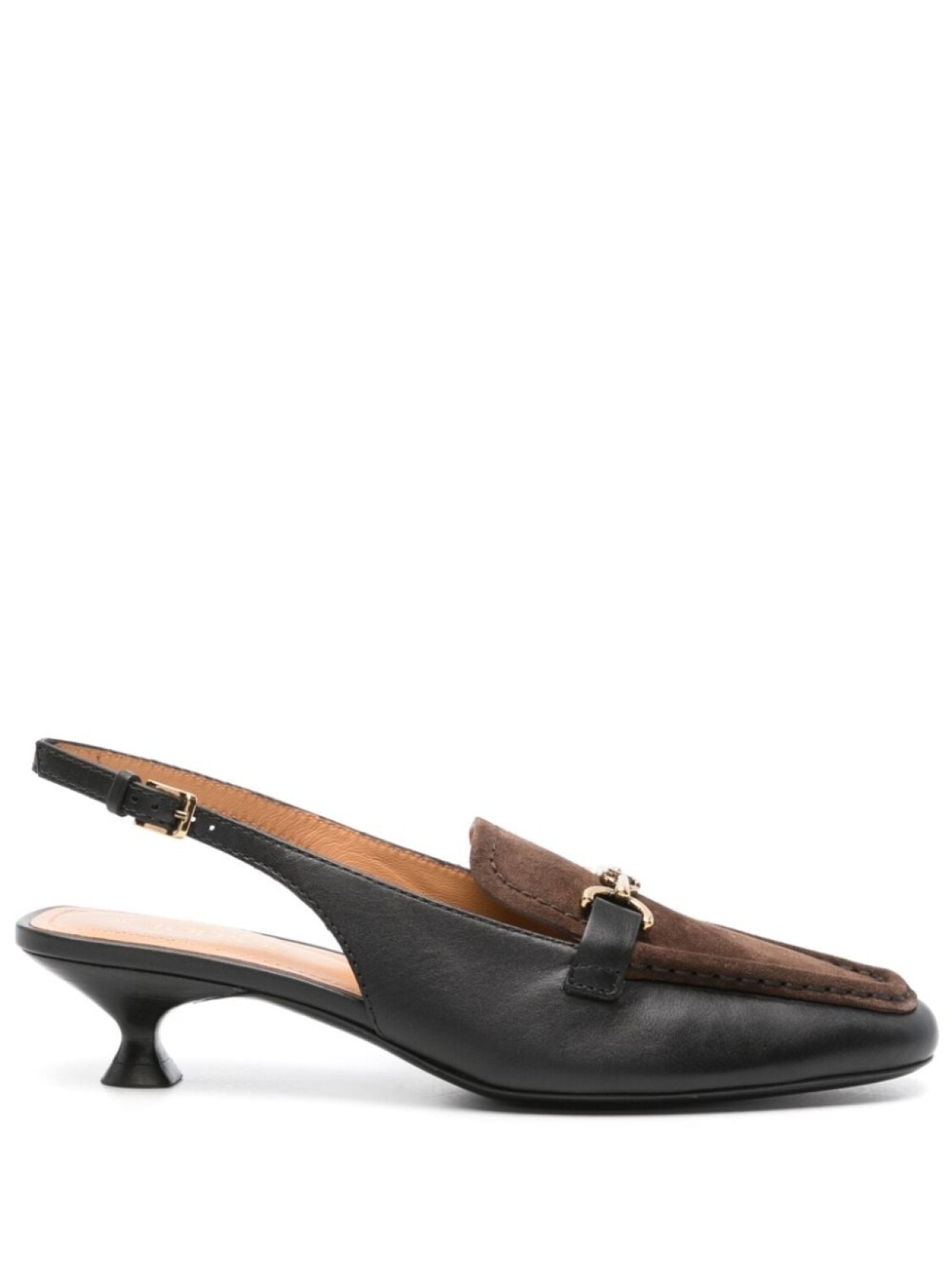 

Tod's туфли-лодочки с открытой пяткой и логотипом, 35 мм, коричневый