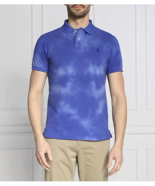 Футболка поло Custom fit Polo Ralph Lauren, синий