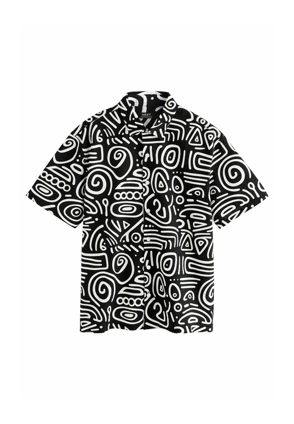 

Рубашка SHORT SLEEVE REGULAR FIT Next, черный