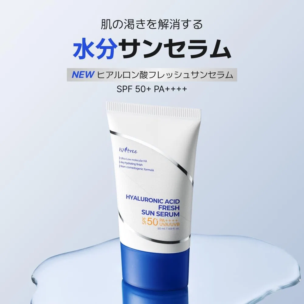 Солнцезащитный сыворотка IsNtree Hyaluron Fresh Sun Serum, 50 мл — фото 2