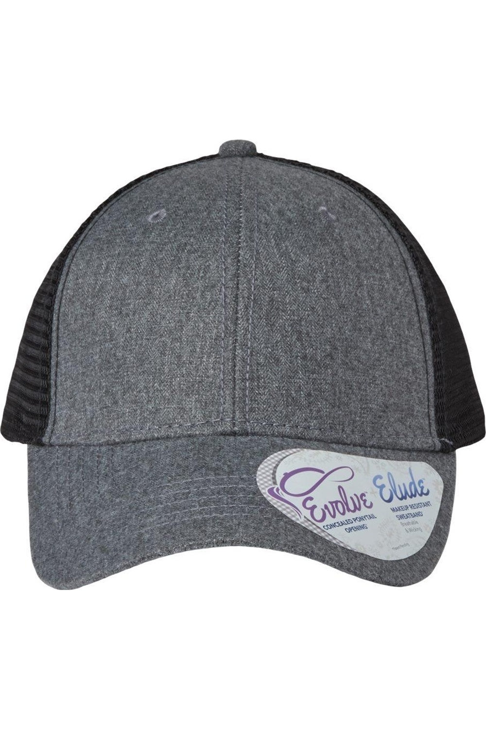 

Infinity Her женская современная кепка Trucker, цвет heather grey/ black