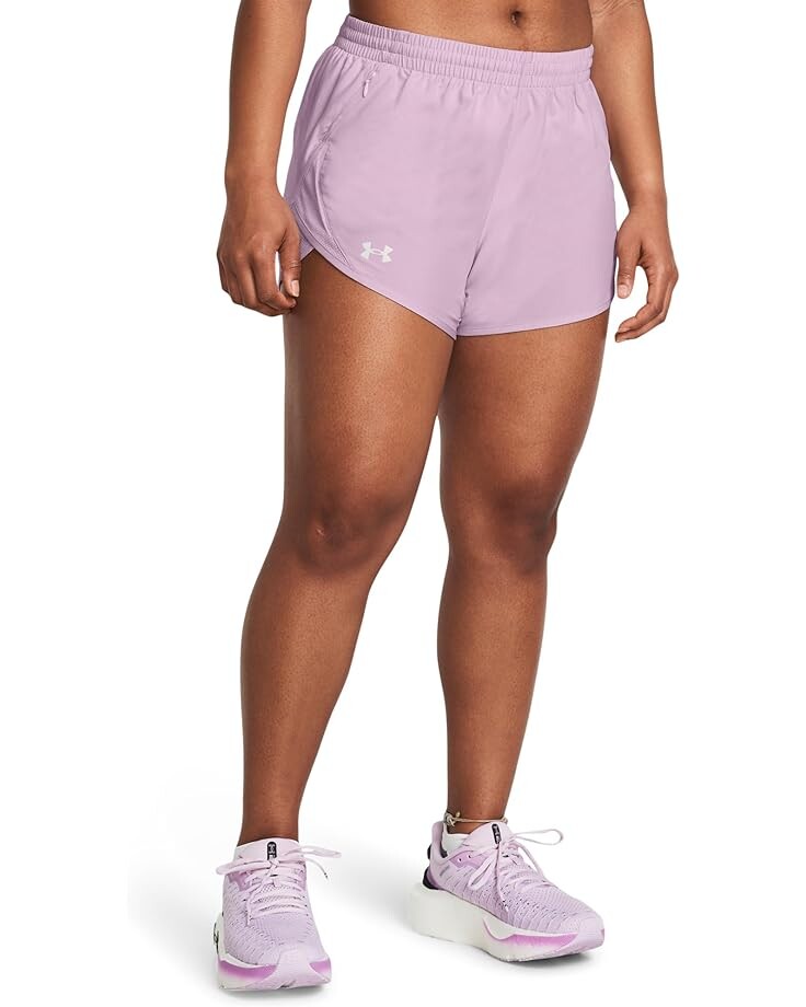 

Шорты Under Armour Fly By, цвет Purple Ace/Purple Ace/Reflective
