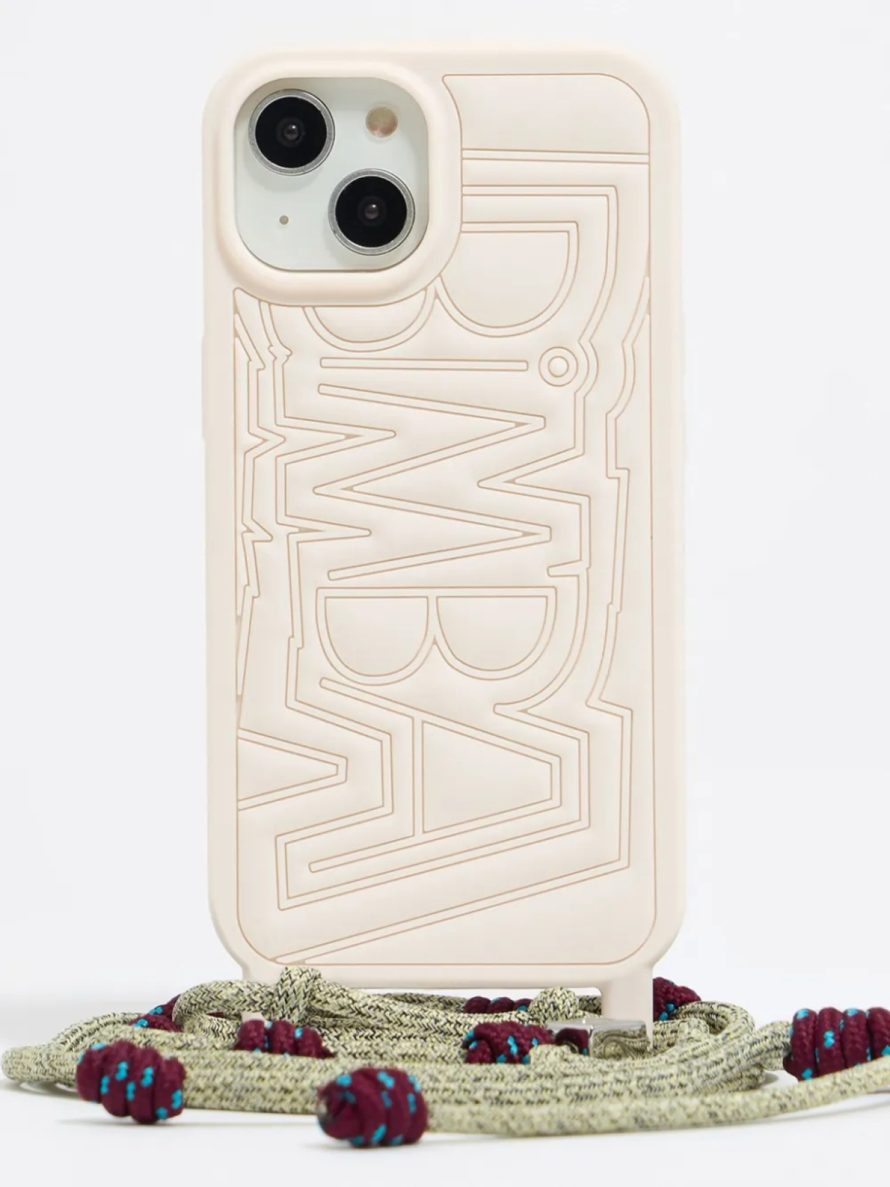 

Чехол для iPhone 13 Bimba y Lola с тисненым логотипом, нейтральный