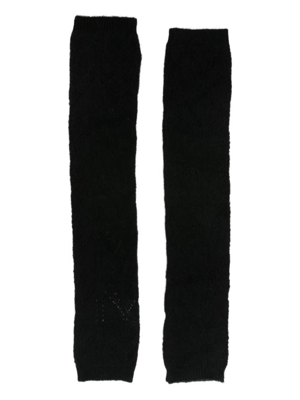 

Перчатки из фактурного трикотажа P.A.R.O.S.H., черный