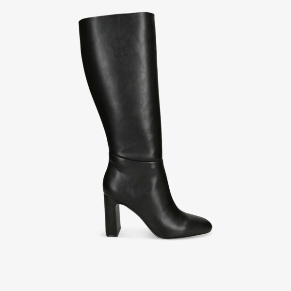 Сапоги женские Steve Madden Speedway из кожи с блочным каблуком, черный