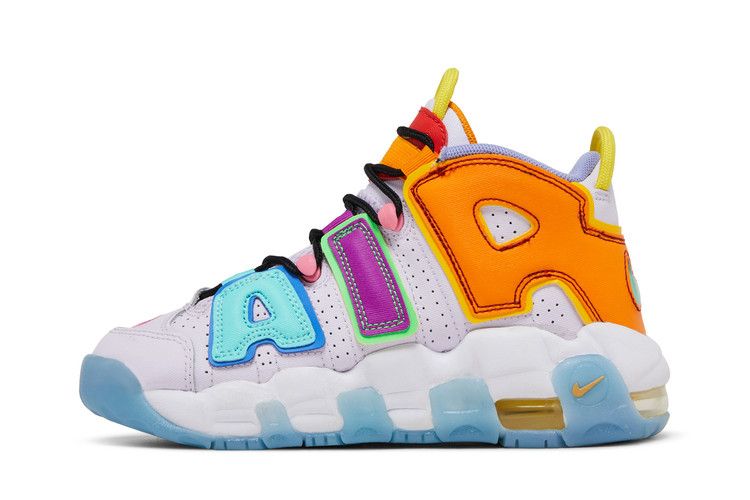 Кроссовки Nike Air More Uptempo GS, белый — фото 4