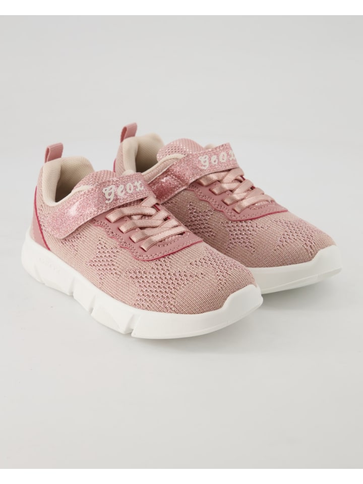 

Кроссовки на шнуровке Geox Sneaker, розовый