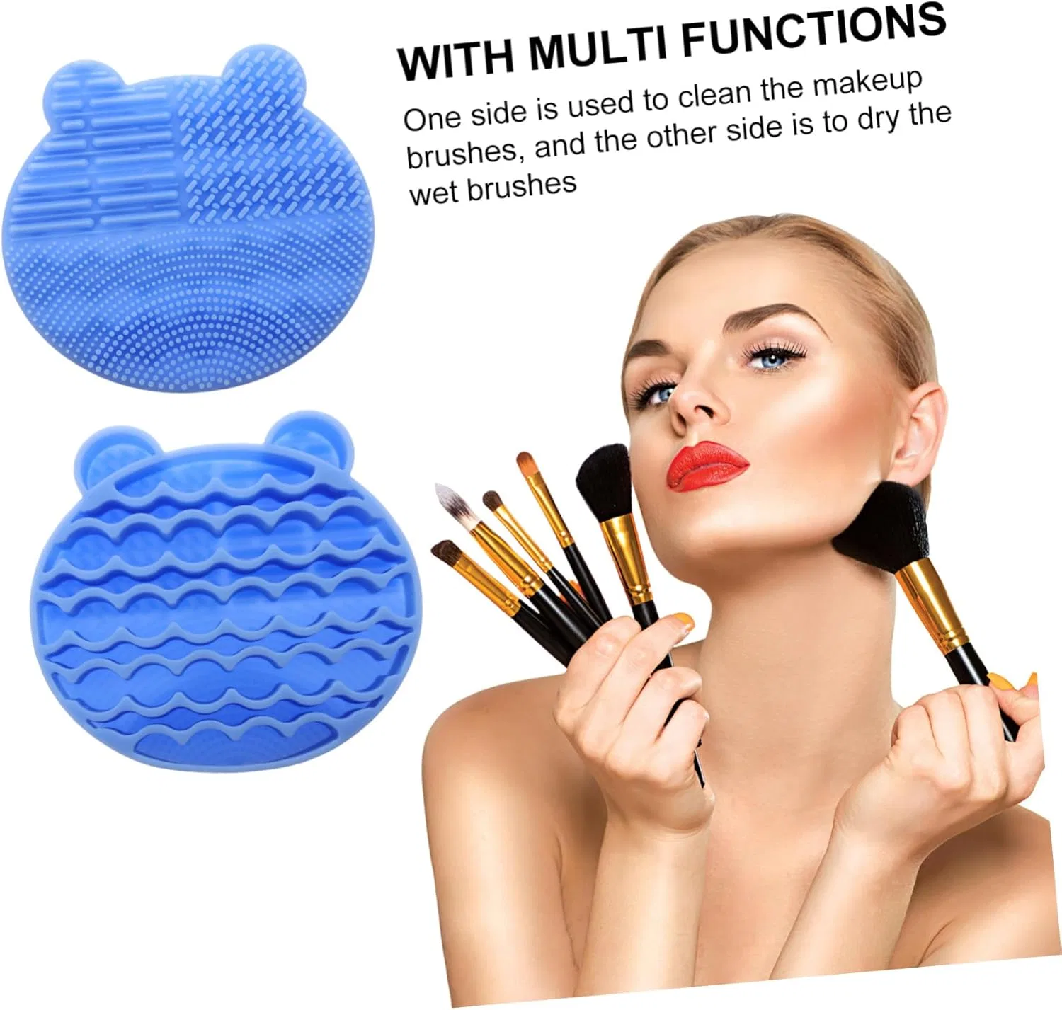 Коврик для чистки кистей Silicone KAILIKETIY — фото 3