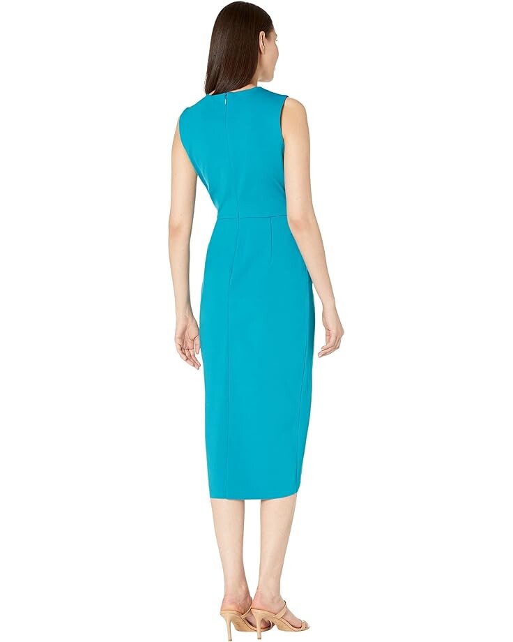 

Платье Calvin Klein Sleeveless Tech Stretch Wrap Dress, цвет Petrol