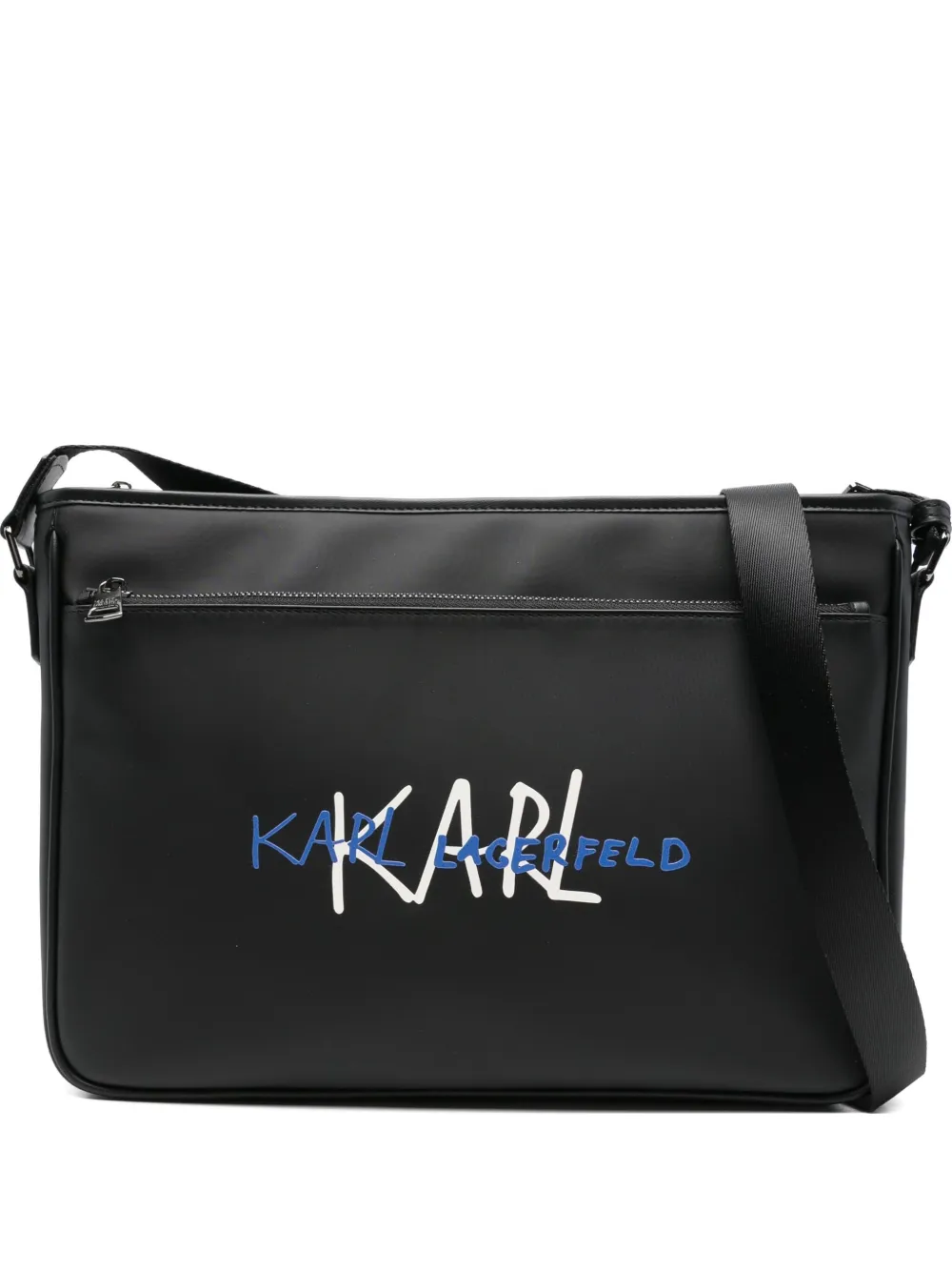 

Сумка для ноутбука с логотипом KARL LAGERFELD, черный