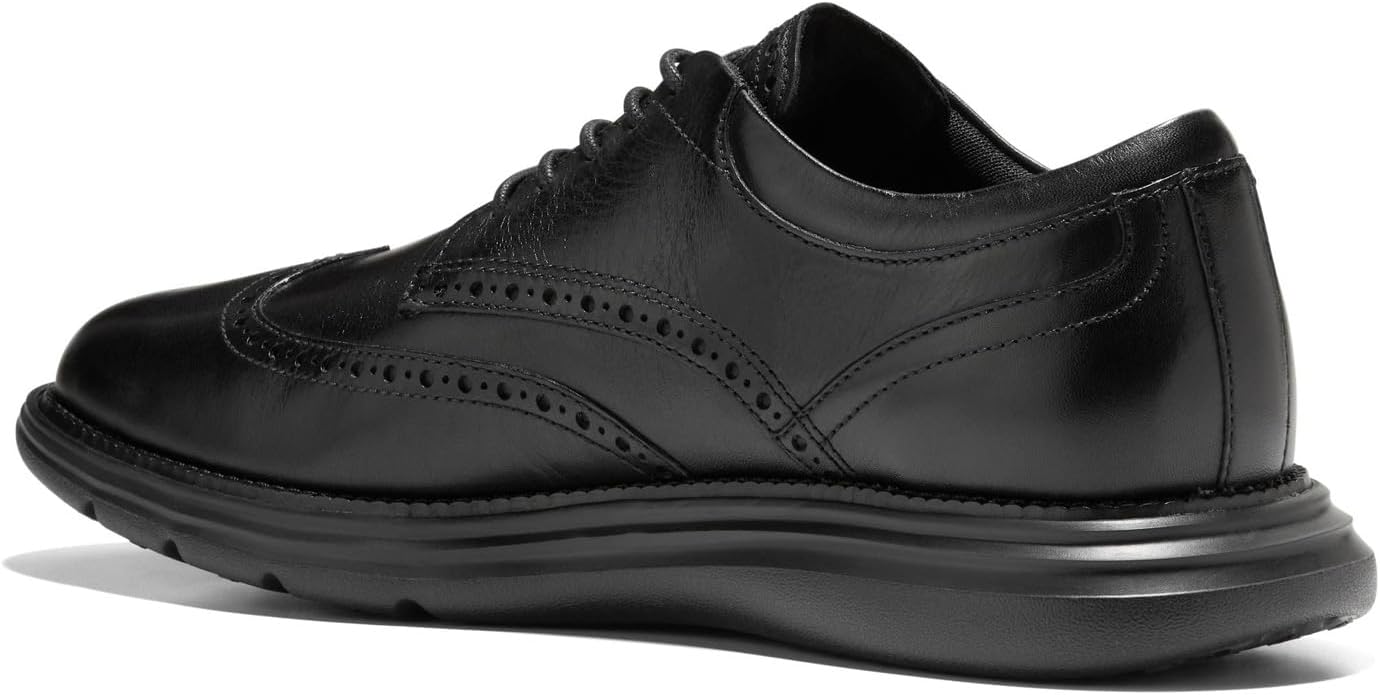 Мужские оксфорды Cole Haan Grand Ultra с ультралегким крыловым носком, черный — фото 3