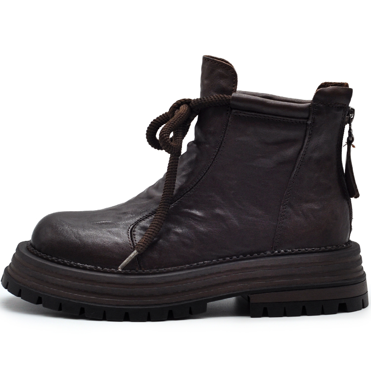 ARTMU Женские короткие мартинсы 7188 коричневые, цвет 7188 Brown