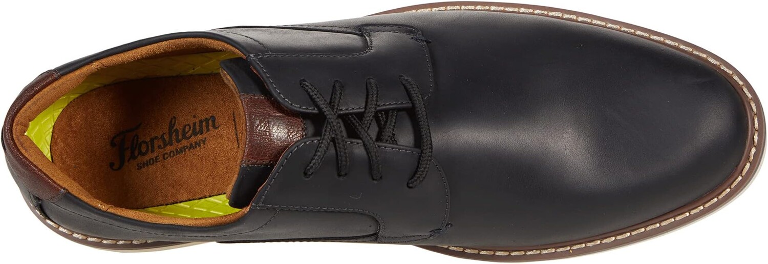 Оксфорды Norwalk Plain Toe Oxford Florsheim, цвет Black Crazy Horse — фото 2