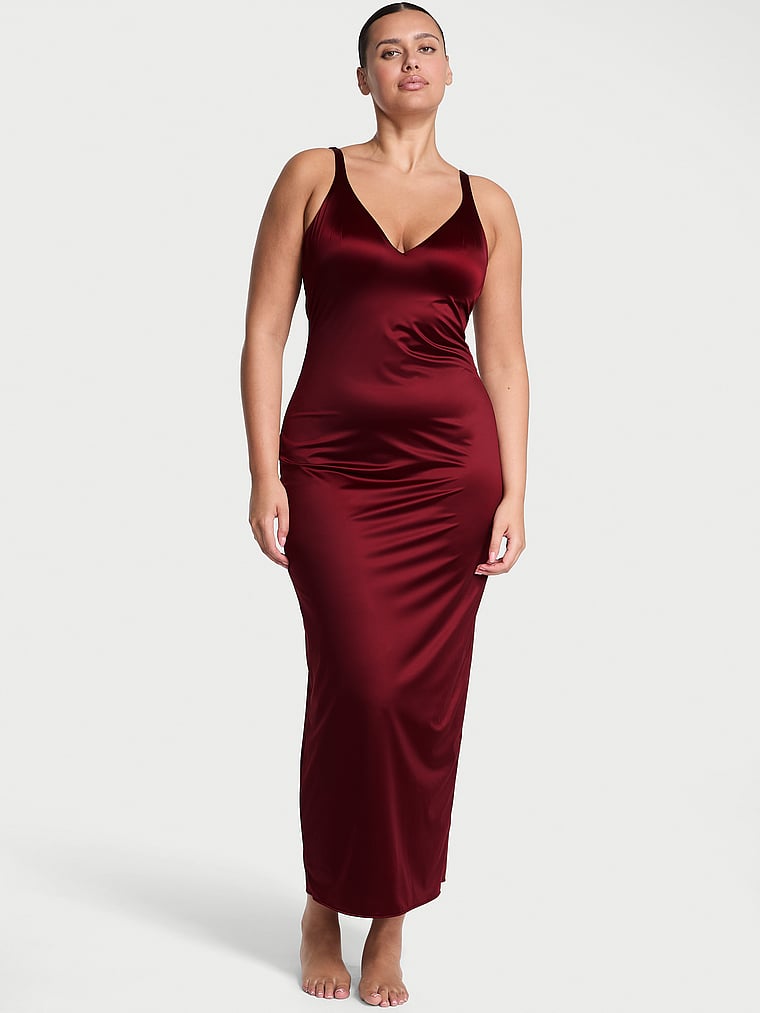 

Длинное платье-комбинация Sosleek Victoria'S Secret, красный