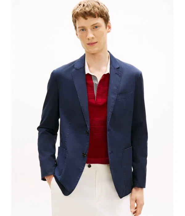 Мужской пиджак прямого кроя Tommy Hilfiger, Blu Marino