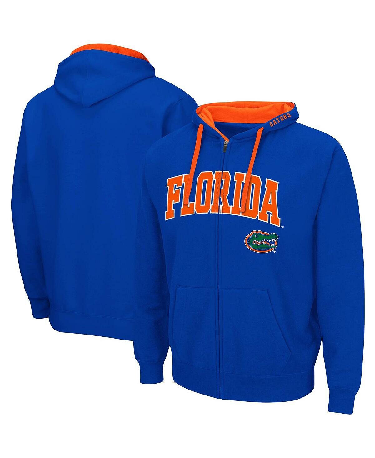 

Мужская толстовка с капюшоном royal florida gators big and tall с молнией во всю длину Colosseum