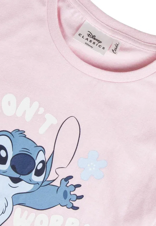 Комплект Stitch schlafanzug kurz - пижамный комплект Disney, розовый — фото 3