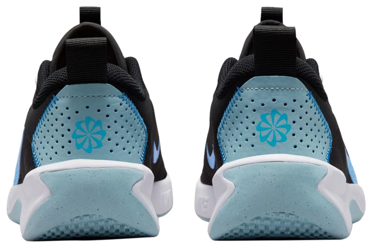 Детские кроссовки для мальчиков легкие Omni Nike, Black/Blue Lightning/Laser Orange — фото 3