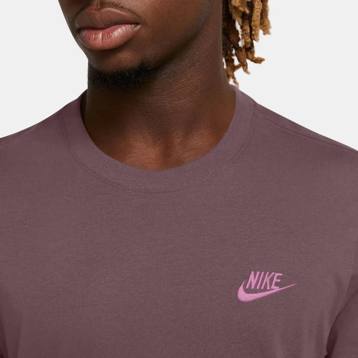 Мужская футболка хлопковая Nike, Morado — фото 3