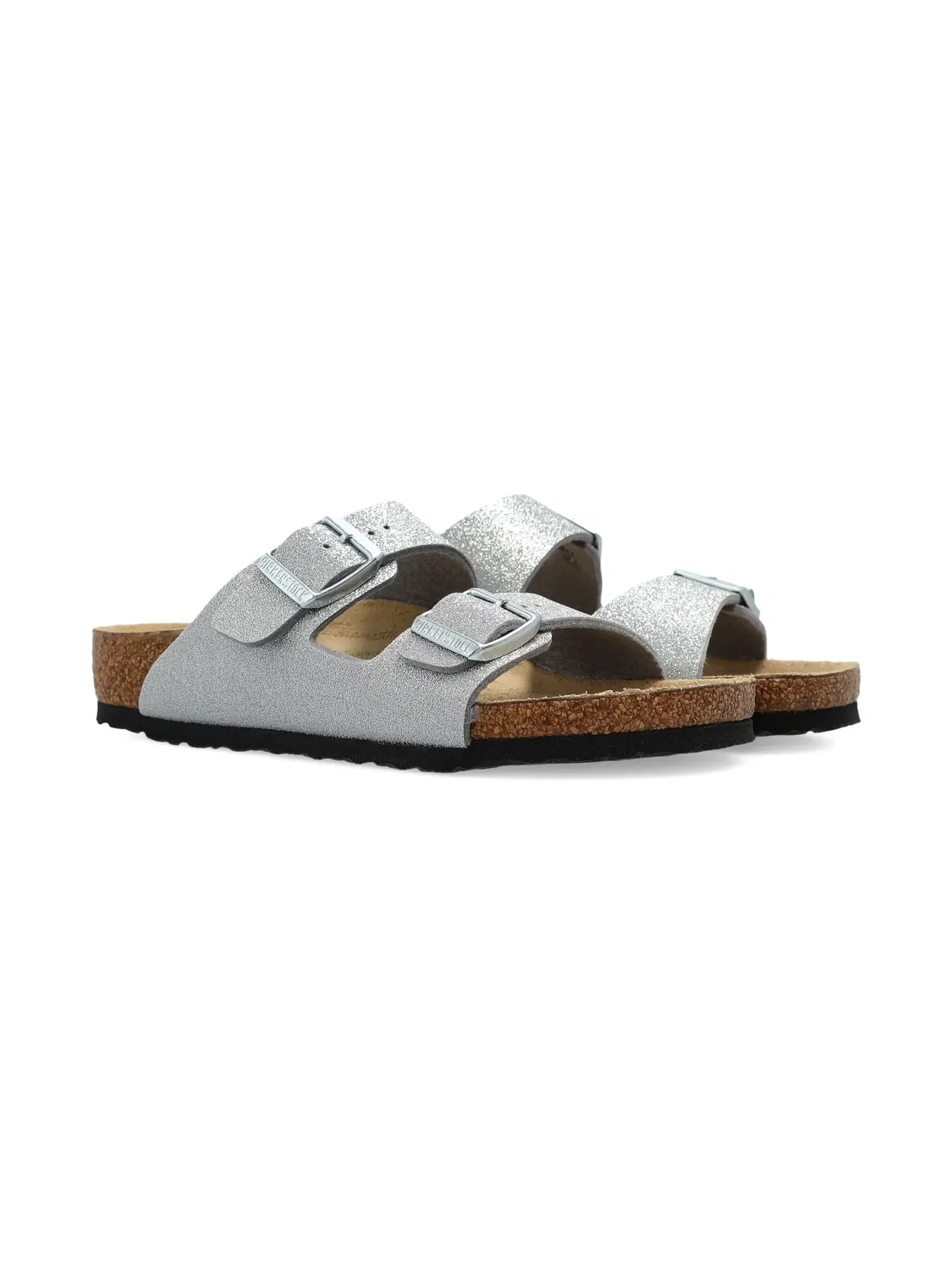 Сандалии Arizona с блестками Birkenstock, серебристый