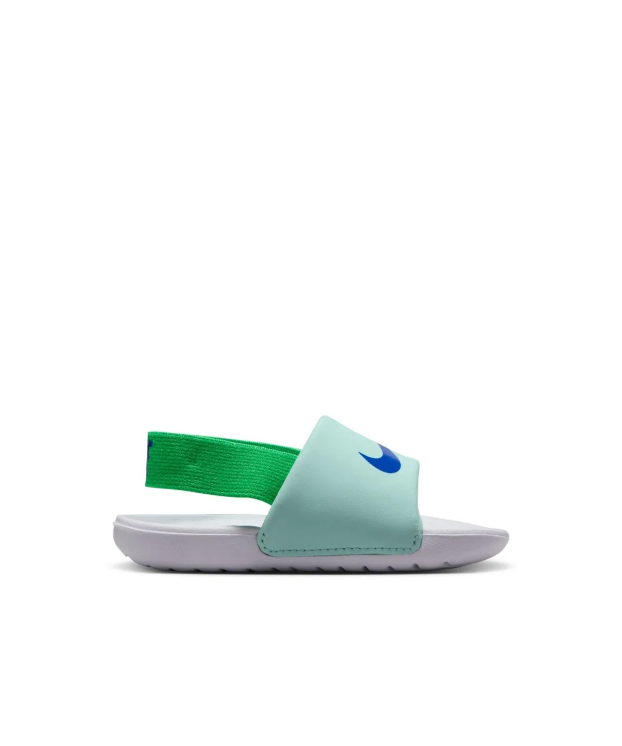 Детские сандалии с ремешком Nike Kawa Baby/Toddler Slides, Arctic Green/Green Spark/White/Racer Blue — фото 4