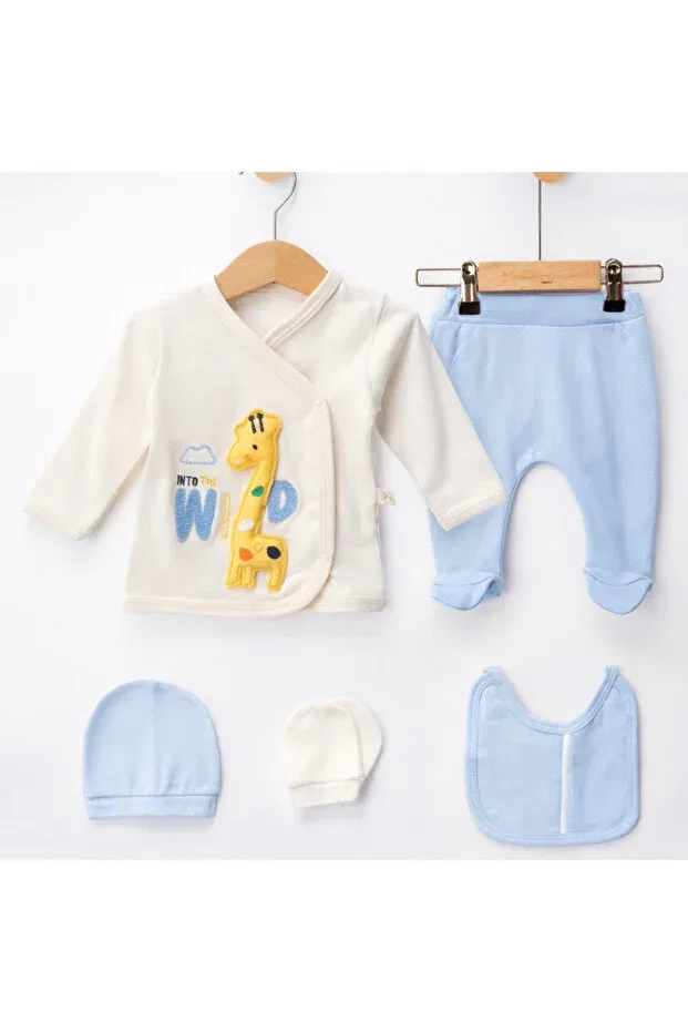 Детский комплект боди для новорожденных для мальчиков с принтом Serde Baby, Blue — фото 2