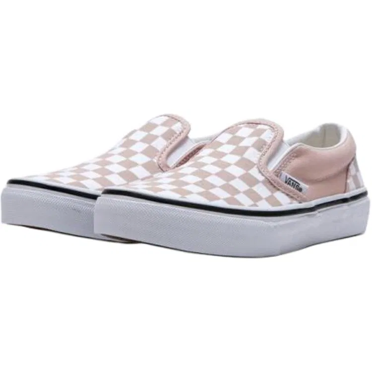 Детские кеды для скейтбординга Vans, Pink White — фото 3