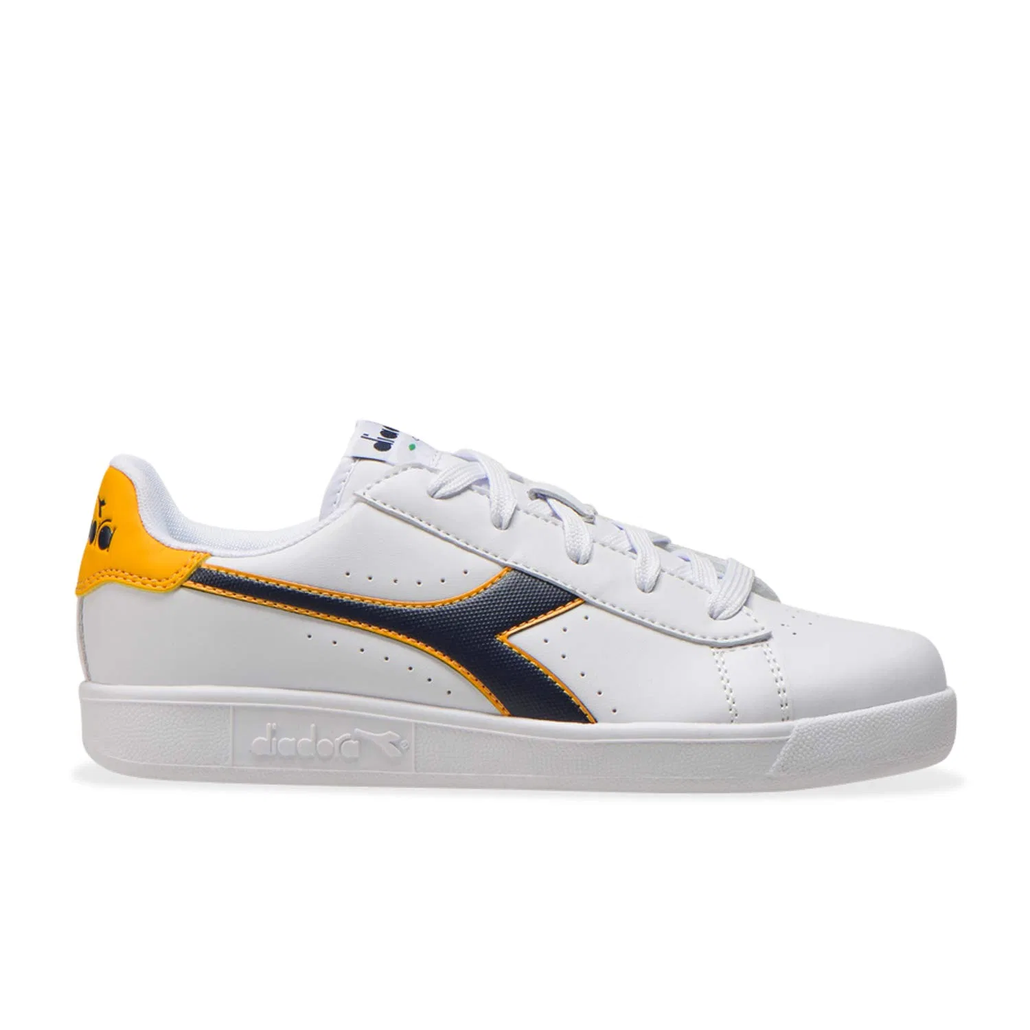 Детские кроссовки для мальчиков с перфорацией Game P GS Diadora, Bianco Blu