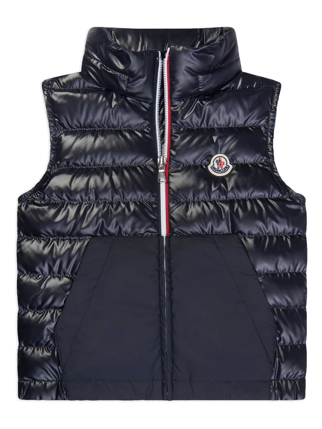 Пуховый жилет MONCLER GENIUS, темно-синий