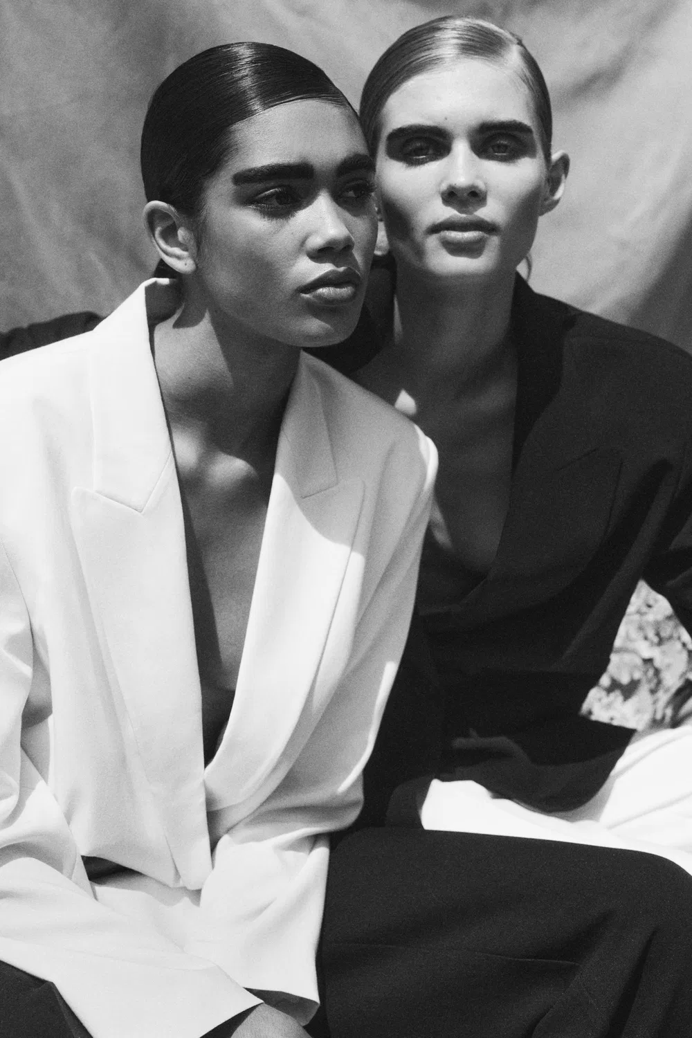 Блейзер оверсайз с двубортной застежкой ZARA, Oyster-white