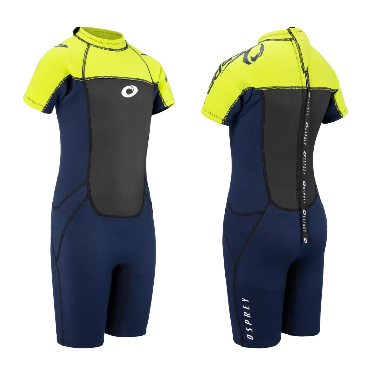 Детский гидрокостюм с коротким рукавом Osprey Action Sports, Yellow