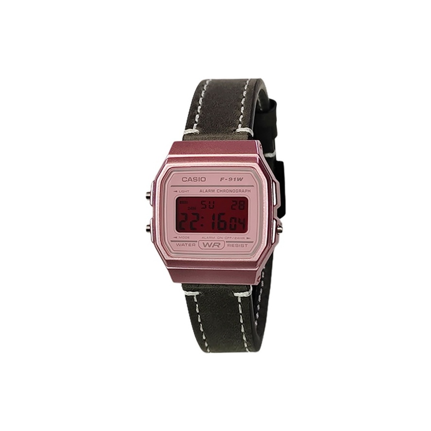 

CASIO Часы Retrofit Series Quartz Movement Genuine Leather Strap Watch Men's Watch Pink Watch Dial