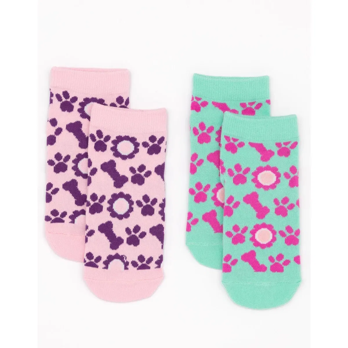 Детские носки для девочек с принтом Everest, Skye & Sweetie Calf Socks Set of 5 Paw Patrol, Multi — фото 4