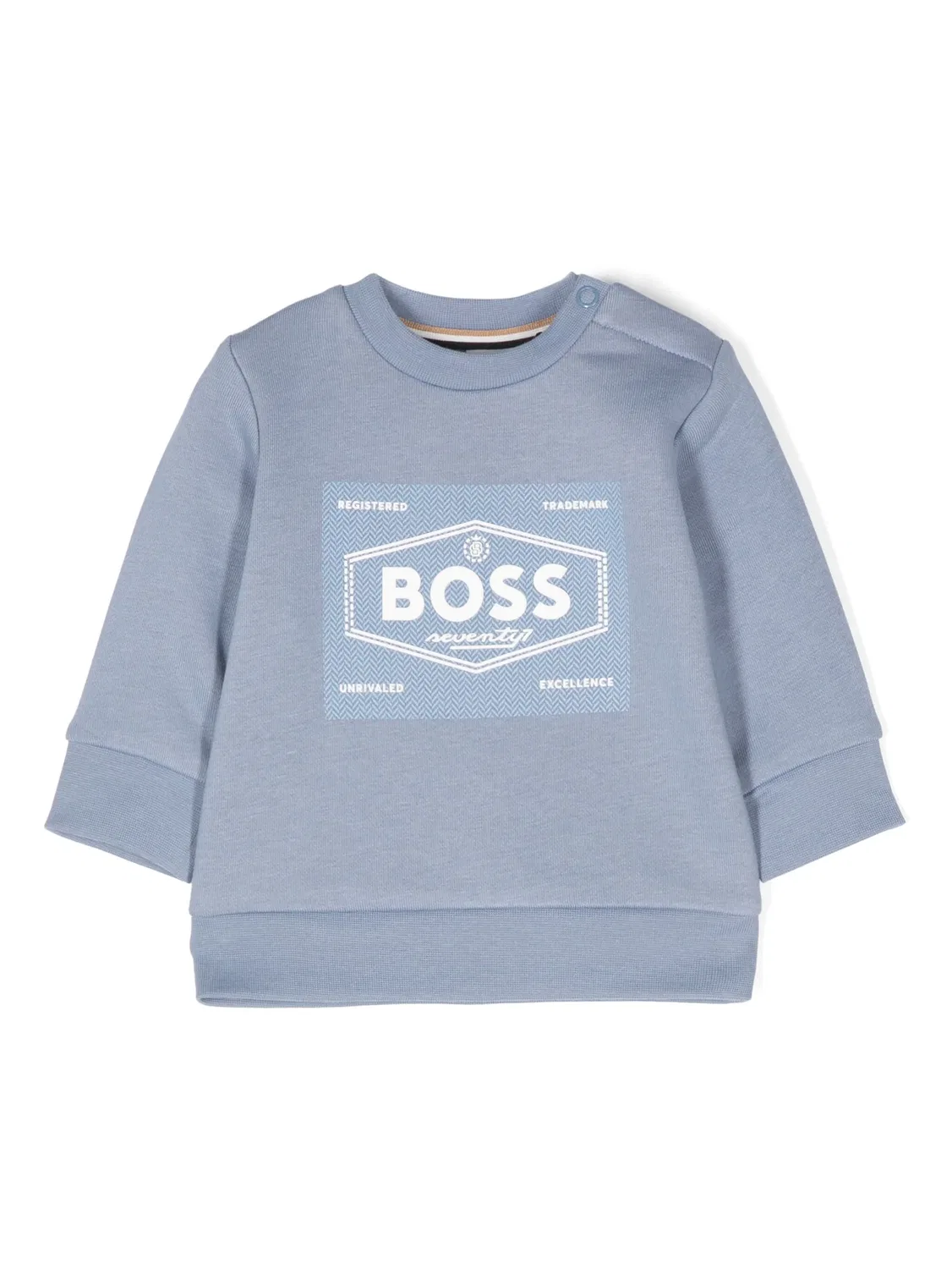 Св sweatshirt с логотипом BOSS, синий