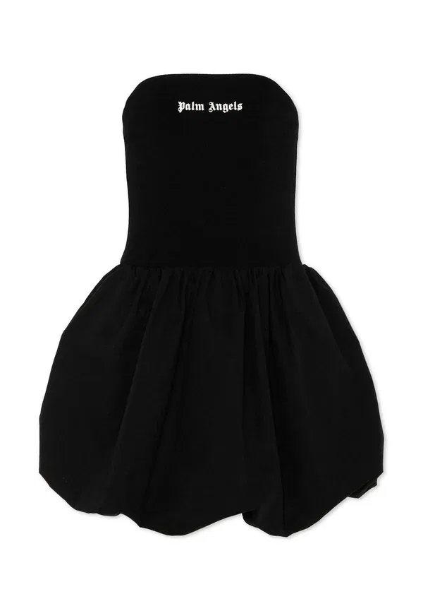 Платье с принтом Vestito Palm Angels, черный