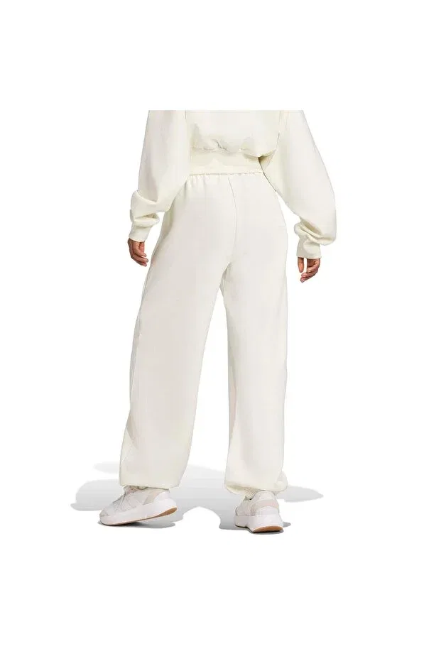 Женские спортивные брюки из полиэстера Soft lux loose pants Adidas, Off White — фото 2